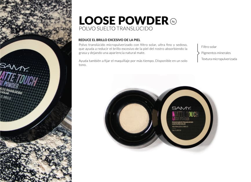 SAMY MATTE TOUCH LOOSE POWDER