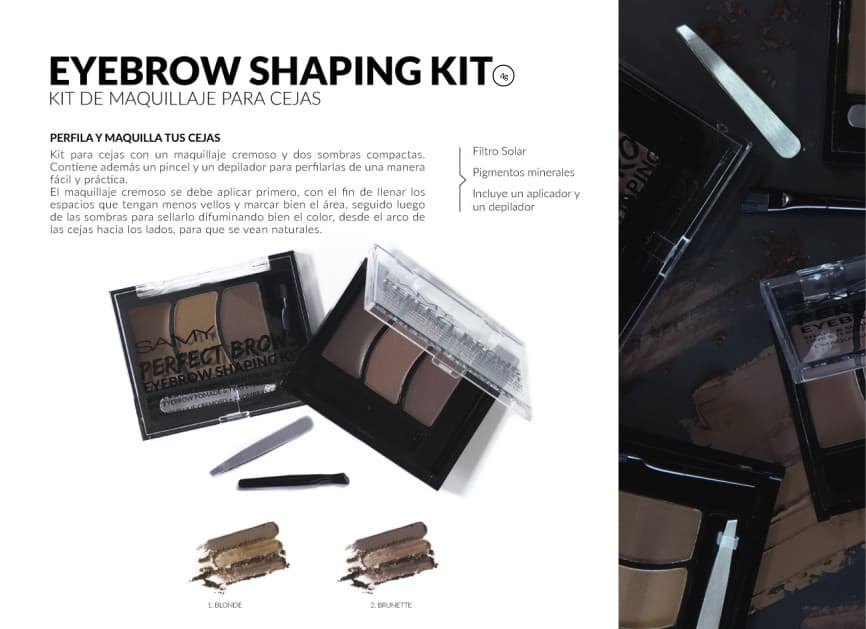 SAMY EYEBROWN SHAPING KIT