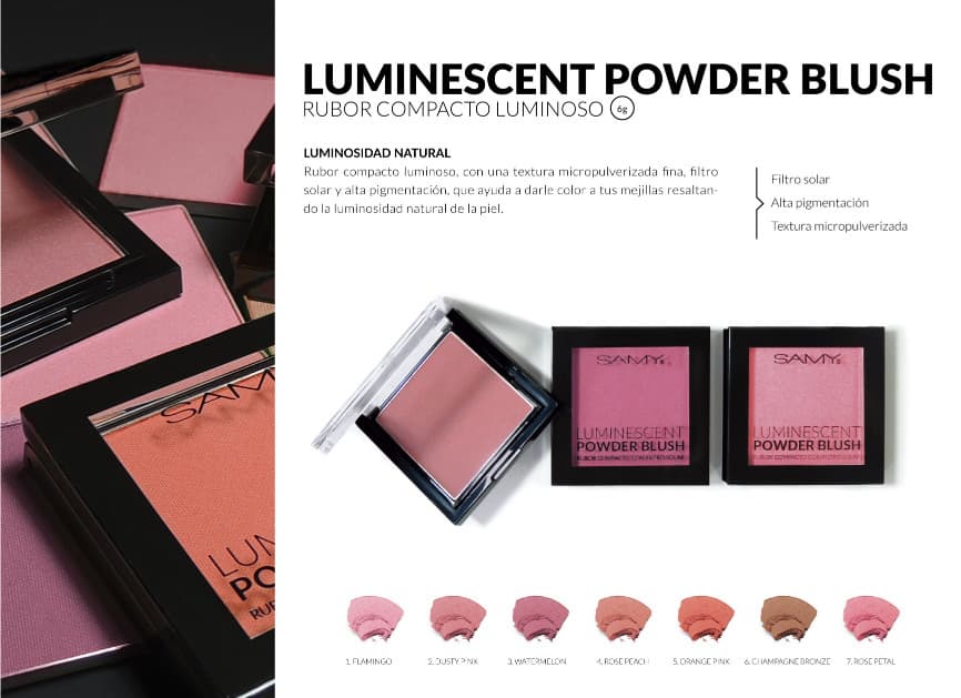 SAMY LUMINESCENT POWDER BLUSH